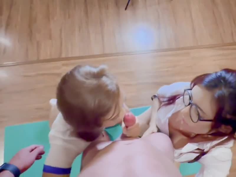  教师节特别企划 H罩杯巨乳学生妹与E奶巨乳校长 合体3P侍奉疯狂榨精